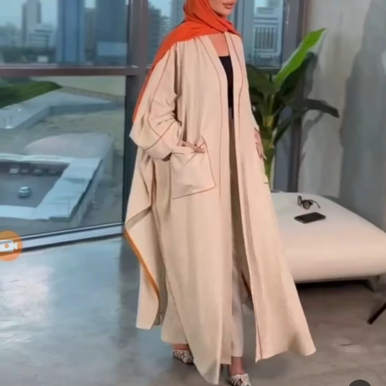 مانتو عبایی مغزی دوزی مجلسی