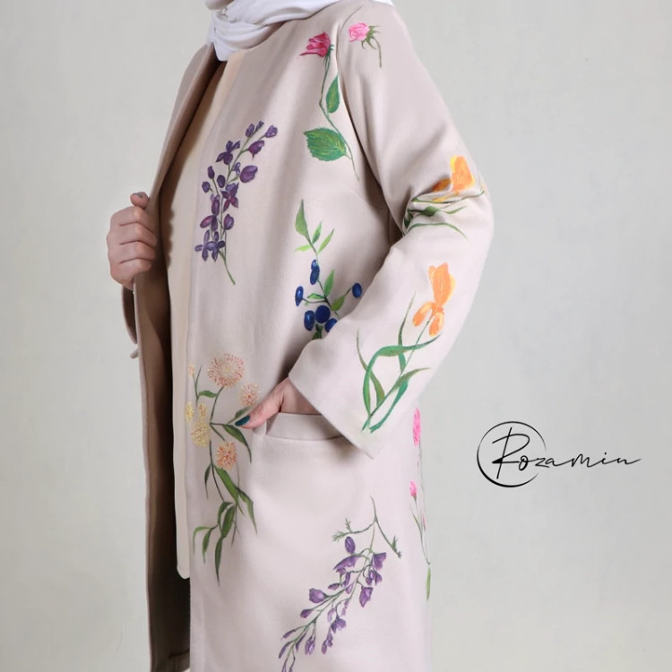 کت نقاشی شده بادست